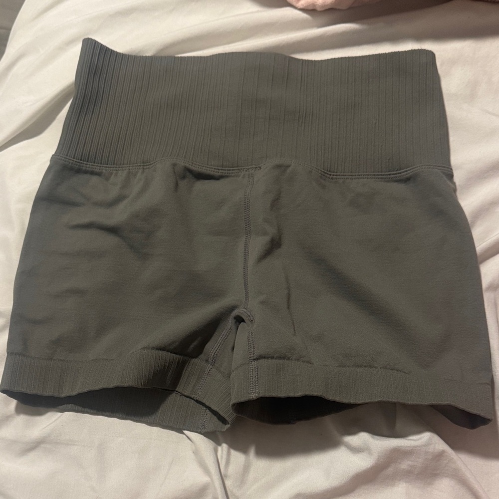 By Together Charcoal High-Waisted Shorts